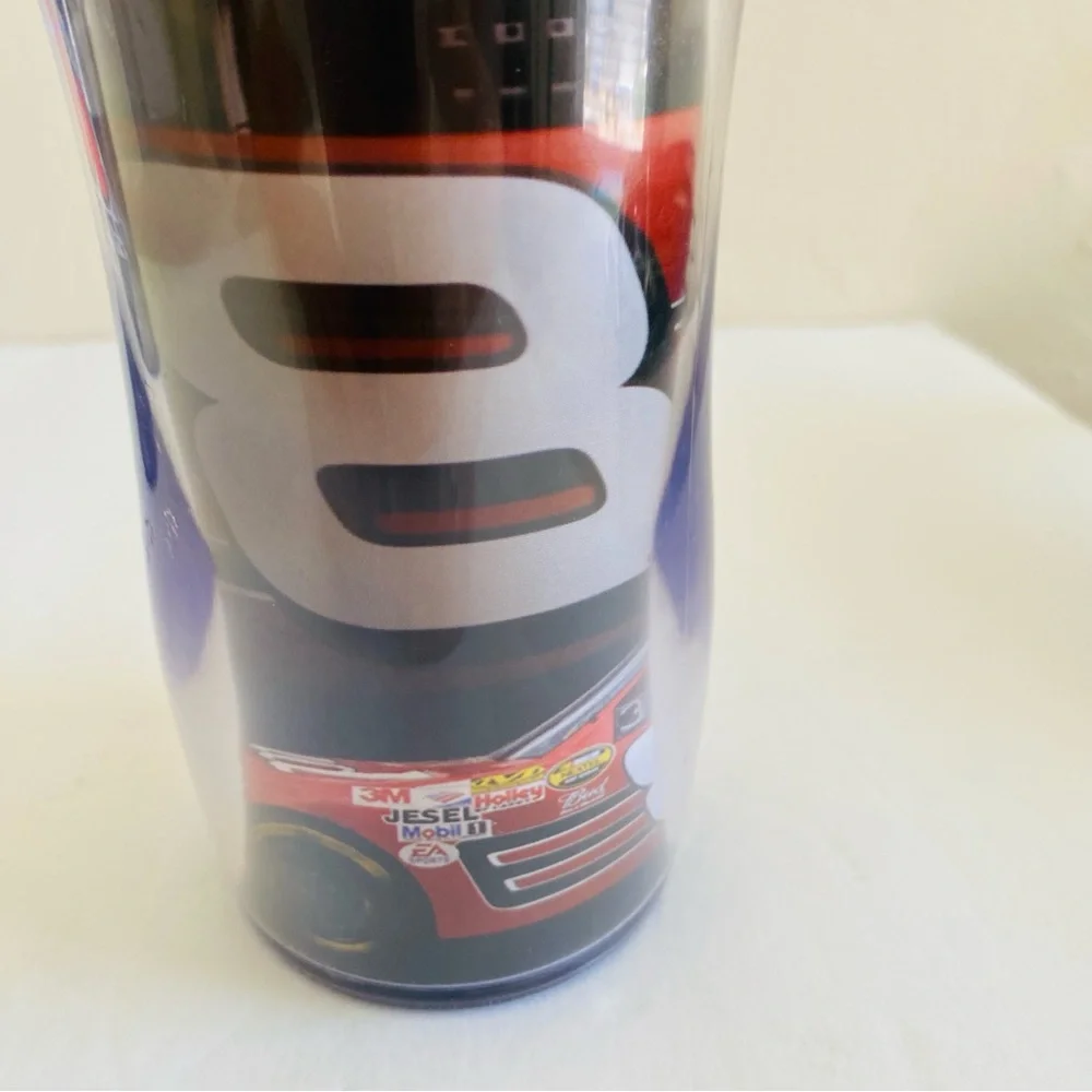 DALE EARNHARDT TRAVEL MUG AND TUMBLER ACTION SPORTS IMAGE